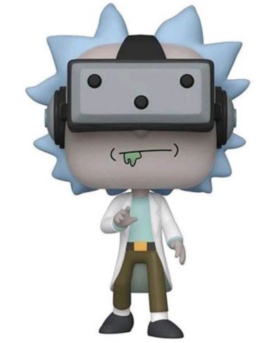 Figurina Funko POP! Animation: Rick and Morty - Gamer Rick (with VR) (Special Edition) #741 - 1