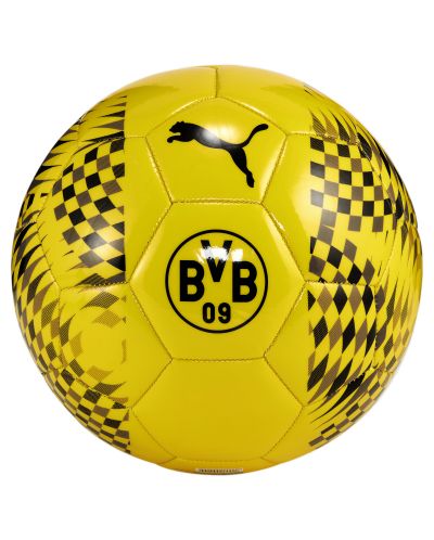 Minge de fotbal Puma - BVB FtblCore, mărimea 5, galben - 1