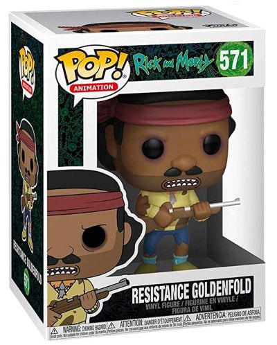 Figurina Funko POP! Animation: Rick & Morty - Resistance Goldenfold #571 - 2