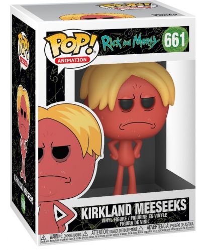 Figurina Funko Pop! Animation: Rick & Morty - Kirkland Meeseeks, #661 - 2