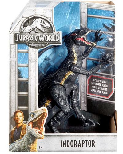 Figurina de actiune Mattel Jurassic World - Indoraptor, cu control