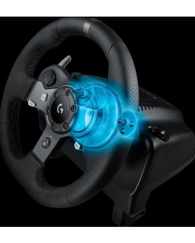 Volan cu pedale Logitech - G920 Driving Force Racing Wheel, EMEA-914, бял - 5