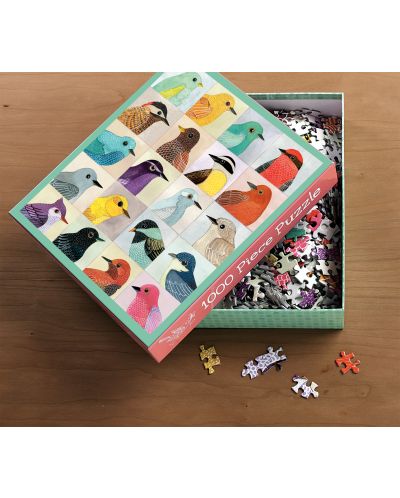 Puzzle Galison cu 1000 de piese - Pasari - 4