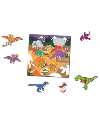 Carte cu stickere Galt - Dinozauri, 150 stickere reutilizabile - 2