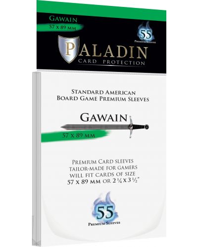 Protectii pentru carti Paladin - Gawain 57 x 89 (Standard American) - 1