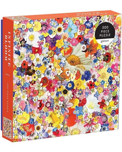 Puzzle Galison de 500 piese - Covor de flori, Ben Gillis - 1