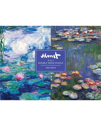 Puzzle cu 2 fete Galison de 500 piese - Claude Monet - 2