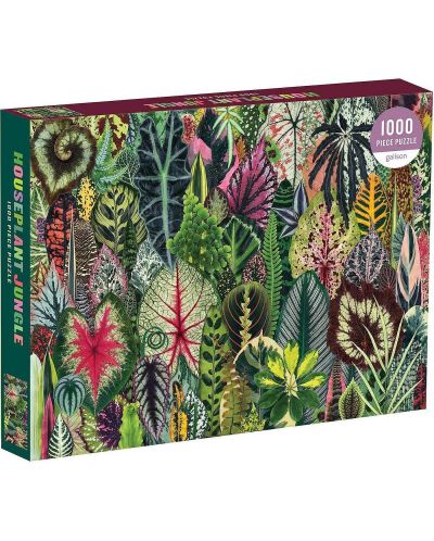 Puzzle Galison de 1000 piese - Frunze de plante de casa - 1