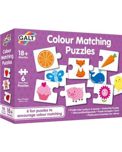 Puzzle de sortare Galt - Culori - 1