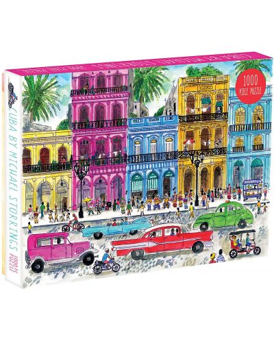 Puzzle Galison de 1000 de piese - Cuba, Michael Storings - 1