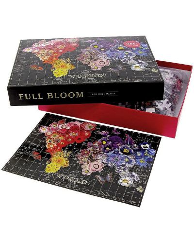 Puzzle Galison de 1000 de piese - Flori de primavara, Wendy Gold - 4