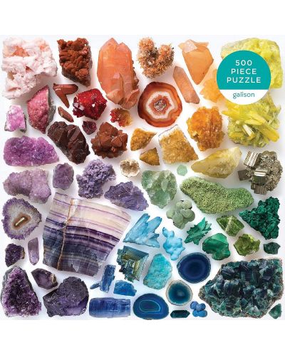 Puzzle Galison de 500 piese - Cristale colorate - 2