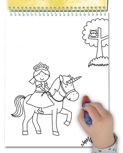 Carte magica pentru desen cu apa Galt - Unicorni - 3