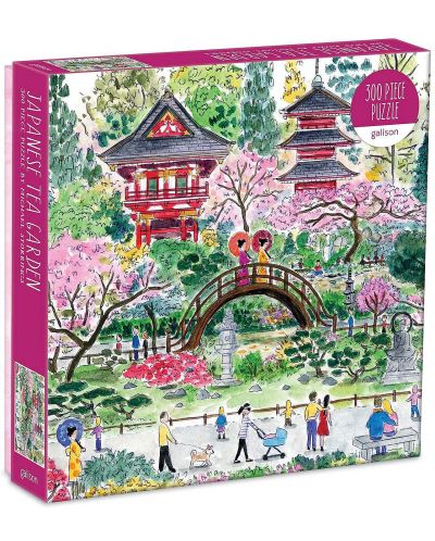 Puzzle Galison de 300 piese - Michael Storrings Japanese Tea Garden - 1