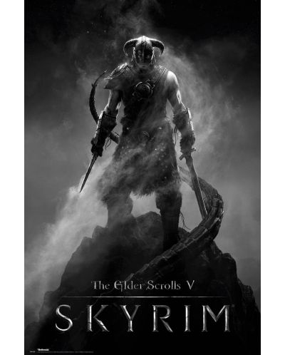 Poster maxi GB Eye Skyrim - Dragonborn - 1