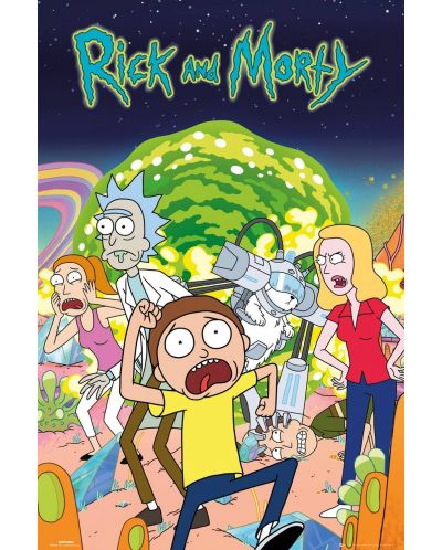 Poster maxi GB Eye Rick and Morty - Group - 1