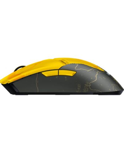 Mouse de gaming Razer - Viper V2 Pro - PUBG Ed., optic, wireless, negru/galben - 3