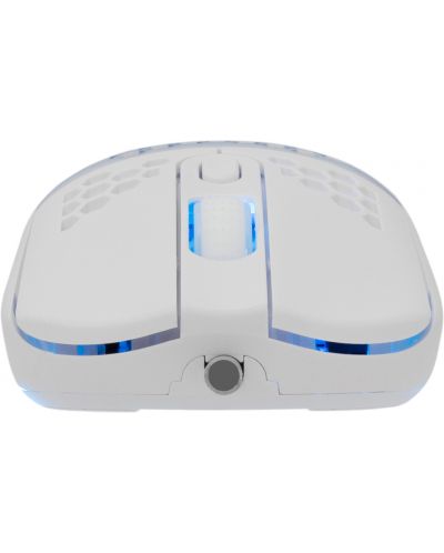 Set mouse și pad pentru gaming  White Shark - MEGALODON, син/alb  - 7