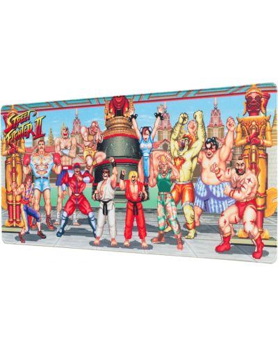 Mouse pad gaming Grupo Erik - Street Fighter, XL, moale, multicolor - 1