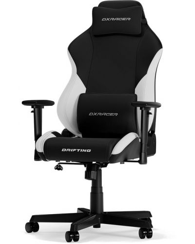 Scaun gaming DXRacer - Drifting L, negru/alb - 2