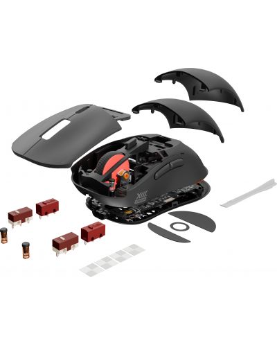 Mouse gaming Genesis - Zircon XIII, optic, wireless, negru - 9