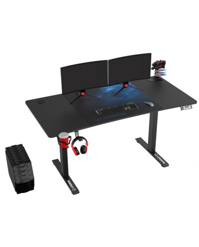 Birou pentru gaming Ultradesk - Level V2, albastru - 5