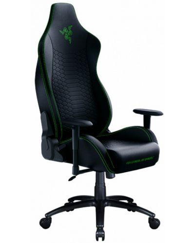 Scaun gaming Razer - Iskur X, XL, Black/Green	 - 2