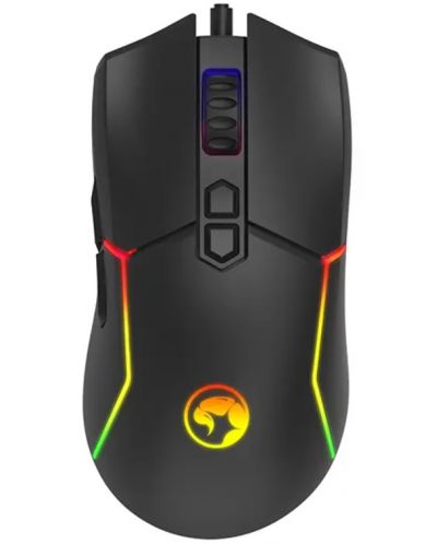 Mouse gaming Marvo - M655 RGB, optic, negru - 1