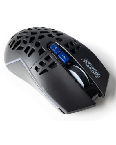 Mouse gaming Sparco - SPWMOUSE CLUTCH, optic, wireless, negru - 4