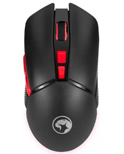 Mouse gaming Marvo - M701W, optic, wireless, negru - 1