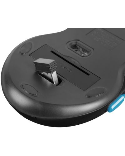 Mouse gaming Fury - Stalker, optic, wireless, negru/rosu - 4