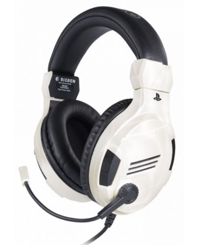 Căști de gaming Nacon - Bigben PS4 Official Headset V3, albe - 1