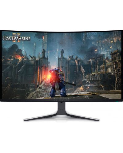 Gaming monitor Dell - Alienware AW3225QF, 31.6'', 240Hz, 0.03 ms, OLED, Curved - 1