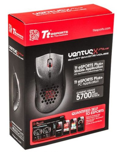 Mouse gaming Thermaltake - Ventus X Plus, laser, negru - 7