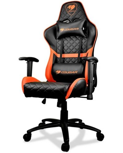 Scaun gaming COUGAR - Armor One, negru/portocaliu - 2