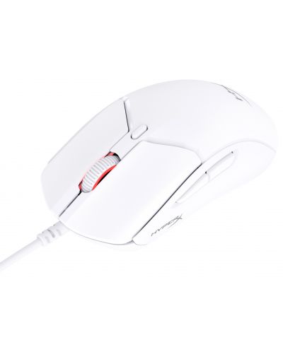 Mouse de gaming HyperX - Pulsefire Haste 2, optic, alb - 3