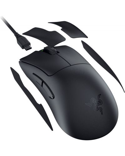 Mouse de gaming Razer - DeathAdder V3 Pro, optic, wireless, negru - 4