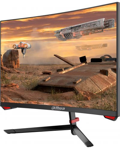 Monitor gaming Dahua - LM27-E230C, 27'', FHD, 165Hz, 1ms, Curved, VA, черен - 3