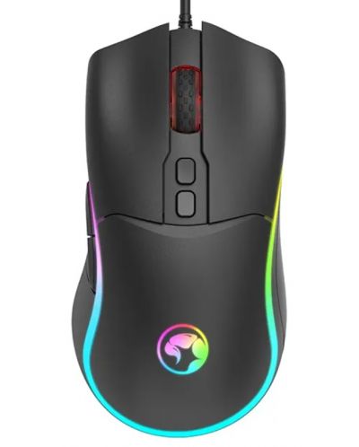 Mouse gaming Marvo - M358 RGB, optic, negru - 1