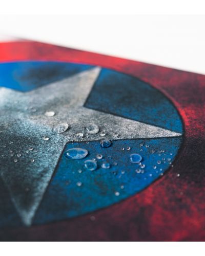 Mouse pad pentru gaming Erik - Captain America, XL, multicoloră - 4