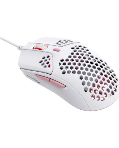 Mouse gaming  HyperX - Pulsefire Haste, optic, alb/roz  - 2