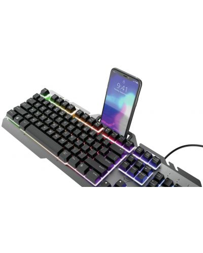 Tastatura mecanica Trust - GXT 853 Esca, RGB, gri - 2