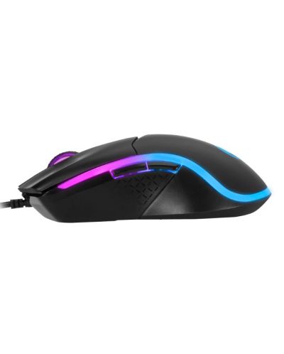 Mouse gaming Marvo - M358 RGB, optic, negru - 5