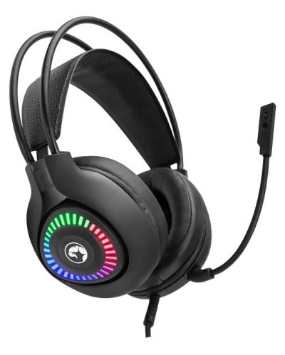 Căști gaming Marvo - H8325 RGB, negre - 5