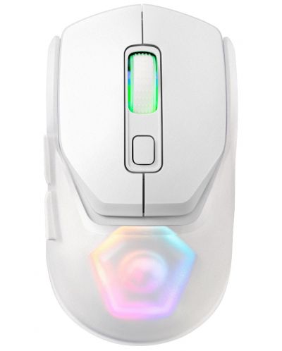 Mouse pentru gaming Marvo - Fit Pro, optic, fără fir, alb - 1
