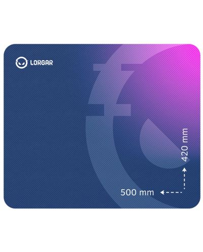 Mouse pad pentru jocuri Lorgar - Main 135, XL, moale, violet - 1