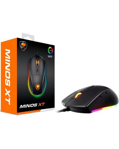 Mouse de gaming COUGAR - Minos XT, optic, negru  - 5