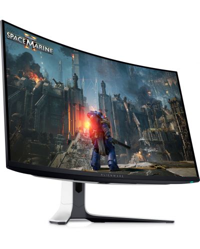 Gaming monitor Dell - Alienware AW3225QF, 31.6'', 240Hz, 0.03 ms, OLED, Curved - 2