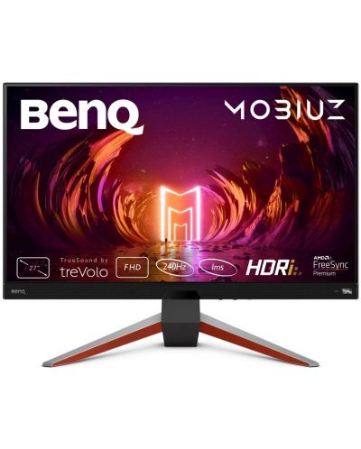 Monitor de gaming BenQ - MOBIUZ EX270M, 27'', 240Hz, 1ms, FreeSync - 1