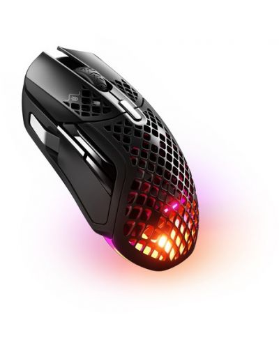 Mouse gaming SteelSeries - Aerox 5 Wireless, optic, negru - 1